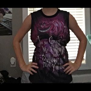 Hot topic Cheshire cat shirt tank sold out